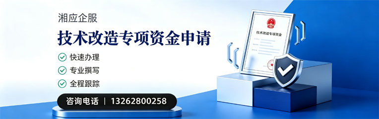 九江技术改造专项资金申报服务