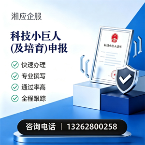 九江科技小巨人及培育企业申报服务
