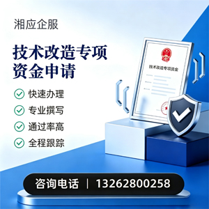 九江技术改造专项资金申报服务